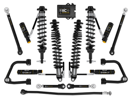 Icon Vehicle Dynamics | Stage 8 Suspension System, Tubular, Heavy Rate Rear Spring, 3-4" Lift | (21-23) Bronco, Non-Sasquatch | K40008TX