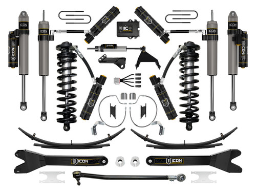 Icon Vehicle Dynamics | Stage 9 Coilover Conversion System w/ Radius Arms & Expansion Packs, 4-5.5" Lift | (23-23) Super Duty F-250/F-350, 4WD | K63179RL