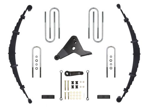 Icon Vehicle Dynamics | Suspension System, Leaf Spring & Block, 4" Lift | (00-04) Super Duty F-250/F-350 | K34500-99