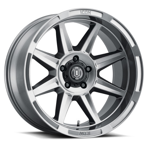 ICON Alloys Bandit, Gun Metal, 20 x 10 / 6 x 150, -24mm Offset, 4.5" BS ICON Alloys Bandit, Gun Metal, 20 x 10 / 6 x 150, -24mm Offset, 4.5" BS
