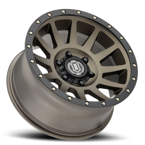 ICON Alloys Compression, Bronze, 17 x 8.5 / 6 x 135, 6mm Offset, 5" BS ICON Alloys Compression, Bronze, 17 x 8.5 / 6 x 135, 6mm Offset, 5" BS
