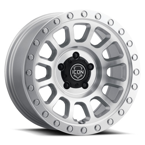 ICON Alloys Hulse, Silver Machined, 17 x 8.5, 5 X 4.5, 0mm Offset, 4.75" BS ICON Alloys Hulse, Silver Machined, 17 x 8.5, 5 X 4.5, 0mm Offset, 4.75" BS