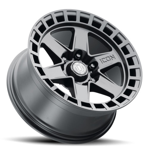 ICON Alloys Raider, Satin Black, 17 x 8.5 / 6 x 135, 6mm Offset, 5" BS ICON Alloys Raider, Satin Black, 17 x 8.5 / 6 x 135, 6mm Offset, 5" BS