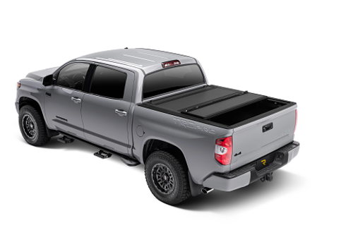 BAK Industries MX4 Hard Folding Truck Bed Cover | (07-21) Tundra, 6'6" Bed w/ Deck Rail | 448410T