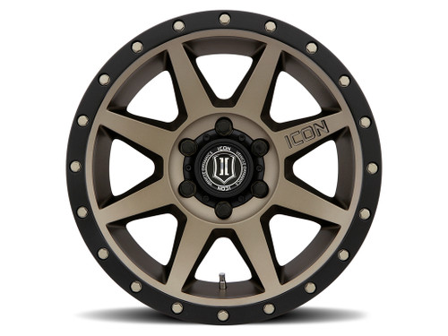 ICON Alloys Rebound, Bronze, 18 x 9 / 6 x 5.5, 25mm Offset, 6" BS