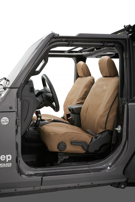 Seat Cover, Front, Tan | (18-24) Wrangler JL, 2 Door | 29293-04