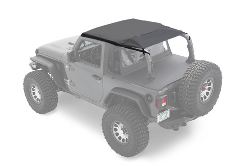 Header Extended Safari Cable Style Bikini Top, Black Diamond | (18-23) Wrangler JL, 2 Door | 52607-35