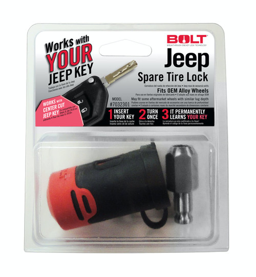 Spare Tire Lock Factory Ignition Key Matching | (18-23) Wrangler JL | 7032301