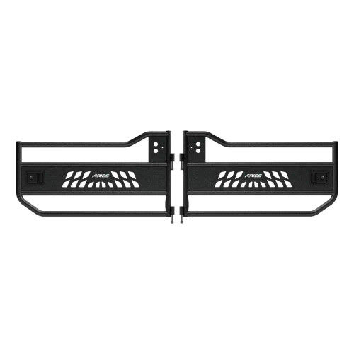 Aluminum Doors, Front, Black | (18-24) Wrangler JL, No fitment with factory mirrors | 1500200