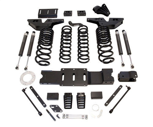 4.5'' coil lift kit, front and rear track bar brackets, front and rear coil springs With Falcon shocks | (19-24) Ram 2500, 4WD | 49-19420