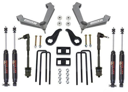3.5'' SST Lift Kit Front with 2'' Rear, With Fabricated Control Arms With SST3000 Shocks | (11-19) Silverado/Sierra 2500HD, RWD/4WD | 69-3514