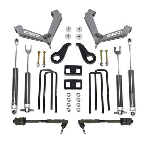 3.5'' SST Lift Kit Front with 2'' Rear, With Fabricated Control Arms With Falcon 1.1 Monotube Shocks | (11-19) Silverado/Sierra 2500HD, RWD/4WD | 69-35140