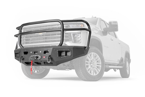 Ascent HD Bumper, Front, Grille Guard | (20-23) Silverado 2500/3500 | 107005