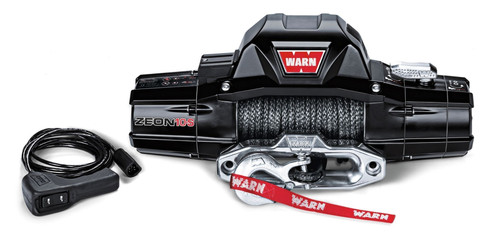Zeon 10-S Electric Winch, Synthetic Rope, 1000lb | Universal | 89611