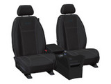 Wetseat Neoprene Black - Charcoal Stitch