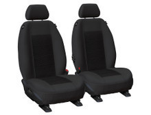 Weekender Jacquard Front Black Seat Covers Suits Cerato 2013-2018