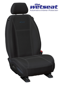 Wetseat Neoprene Black - Charcoal Stitch