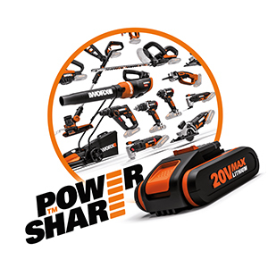 Worx PowerShare Batteries, Chargers and Mounts
