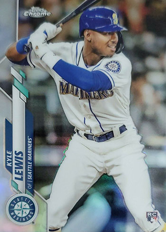 Kyle Lewis 2021 Topps Chrome All-Star Rookie Silver Refractor #93 Seattle  Mariners