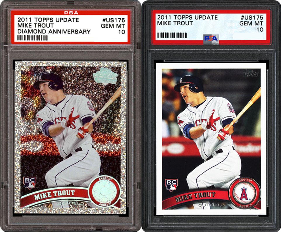 Investing in Mike Trout Cards - PSA Graded Rookies