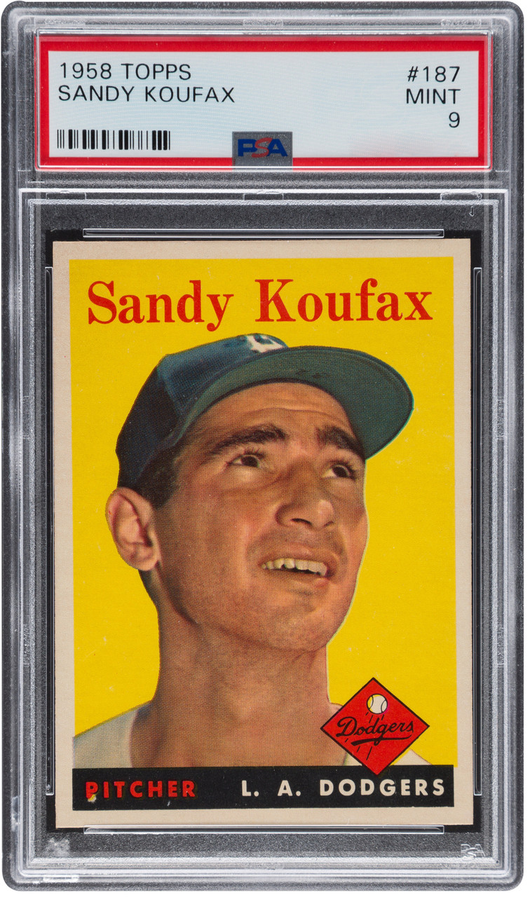 1955 Topps Sandy Koufax Rookie PSA