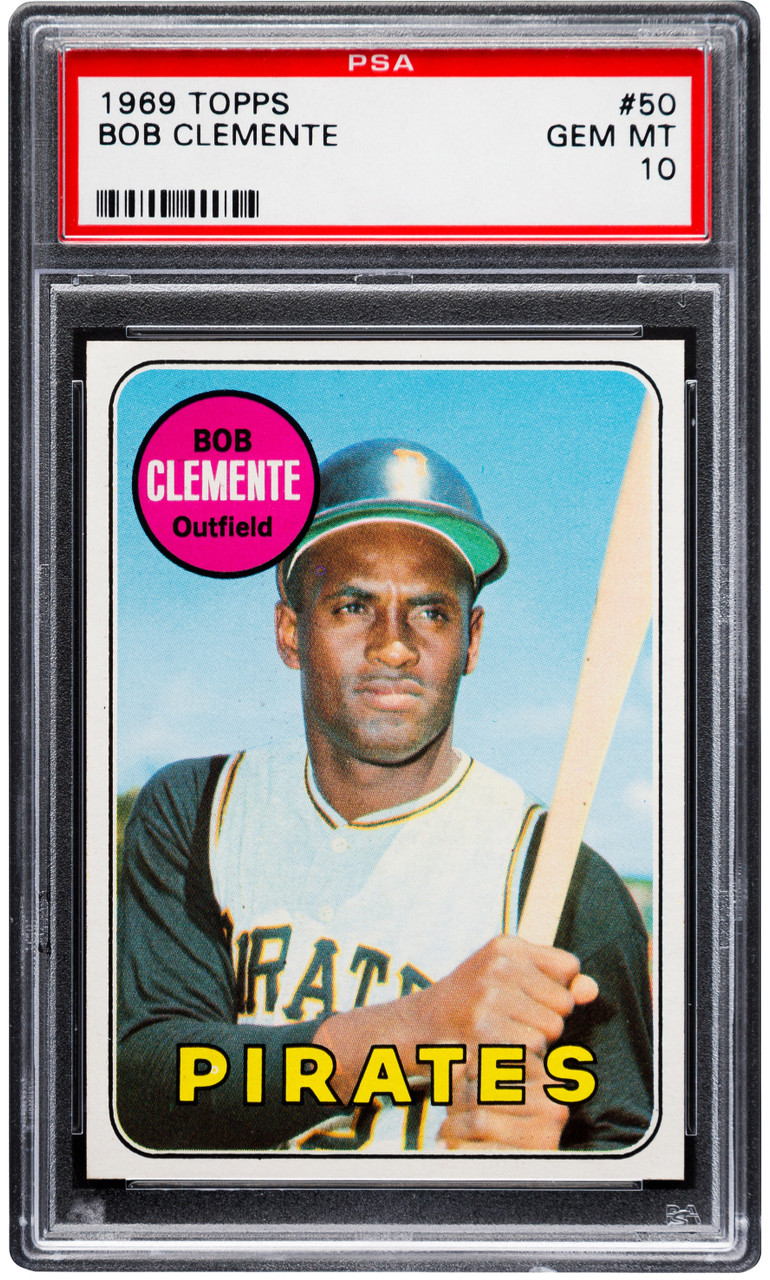 1969 Topps Roberto Clemente PSA