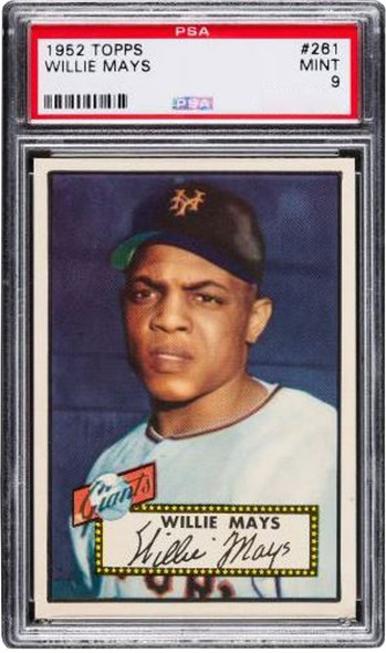 1952 Topps Willie Mays PSA