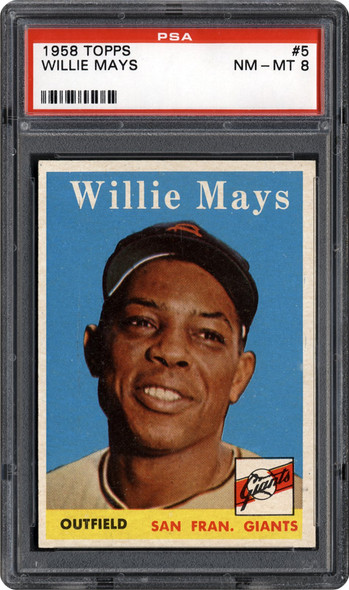 1958 Topps Willie Mays PSA