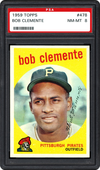 1959 Topps Roberto Clemente PSA Graded