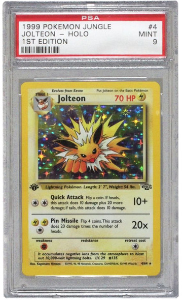 Pokémon Jungle Jolteon - Halo 1st Edition PSA Graded