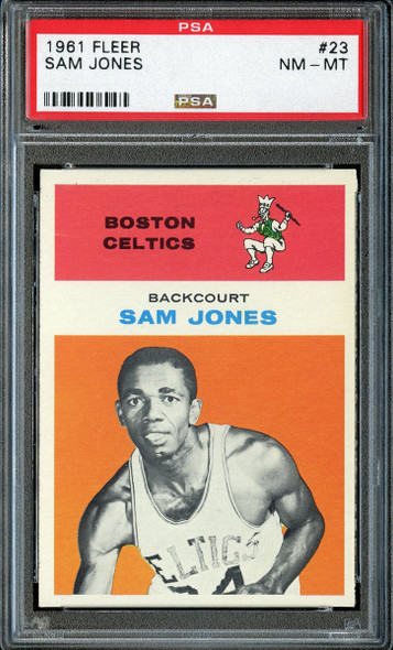 1961 Fleer 23 Sam Jones PSA Graded