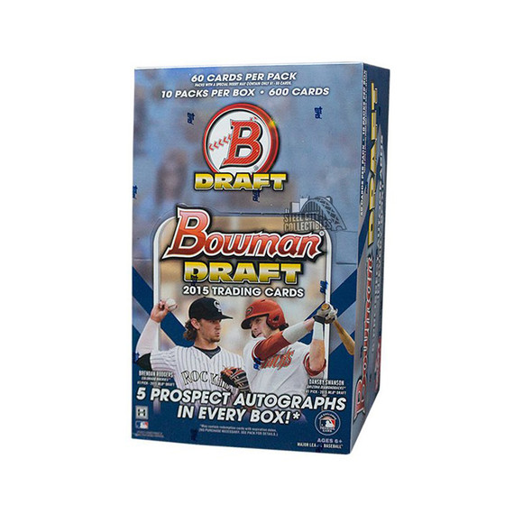 2015 Bowman Draft Baseball Hobby Box, Bowman Hobby Bow, Baseball Card Hobby Box, Topps Hobby Box, Baseball card Hobby Box
