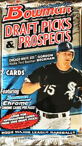 2009 Bowman Draft 7 Card Pack