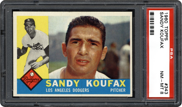 1960 Topps Sandy Koufax PSA Graded