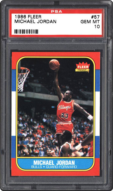 1986 Fleer Michael Jordan Rookie PSA