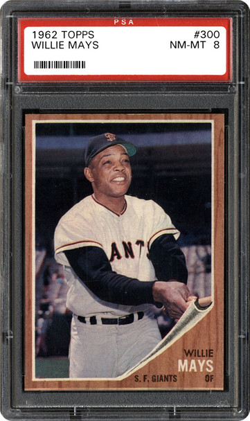 1962 Topps Willie Mays PSA