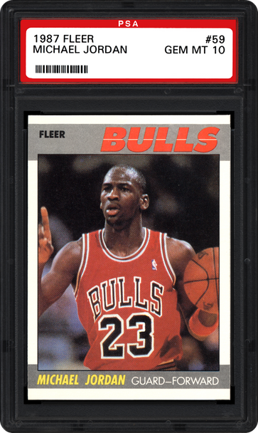 1987 Fleer Michael Jordan PSA Graded