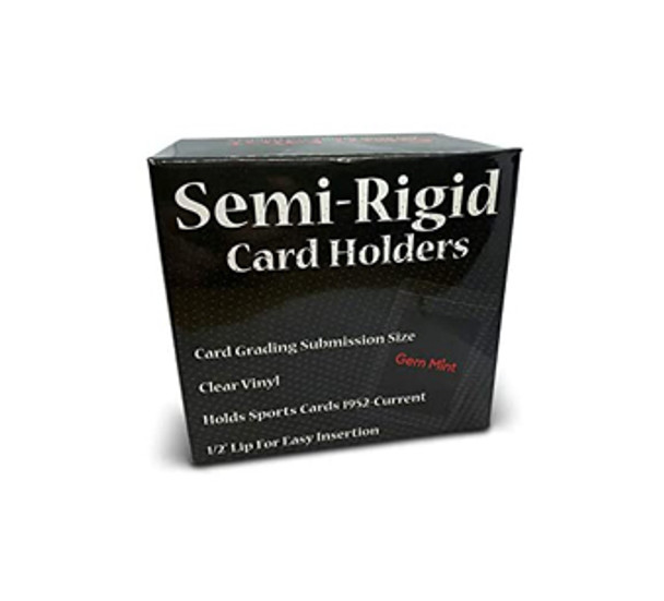 Gem Mint Supplies Semi Rigid Card Holders Grading Submission Size 200ct