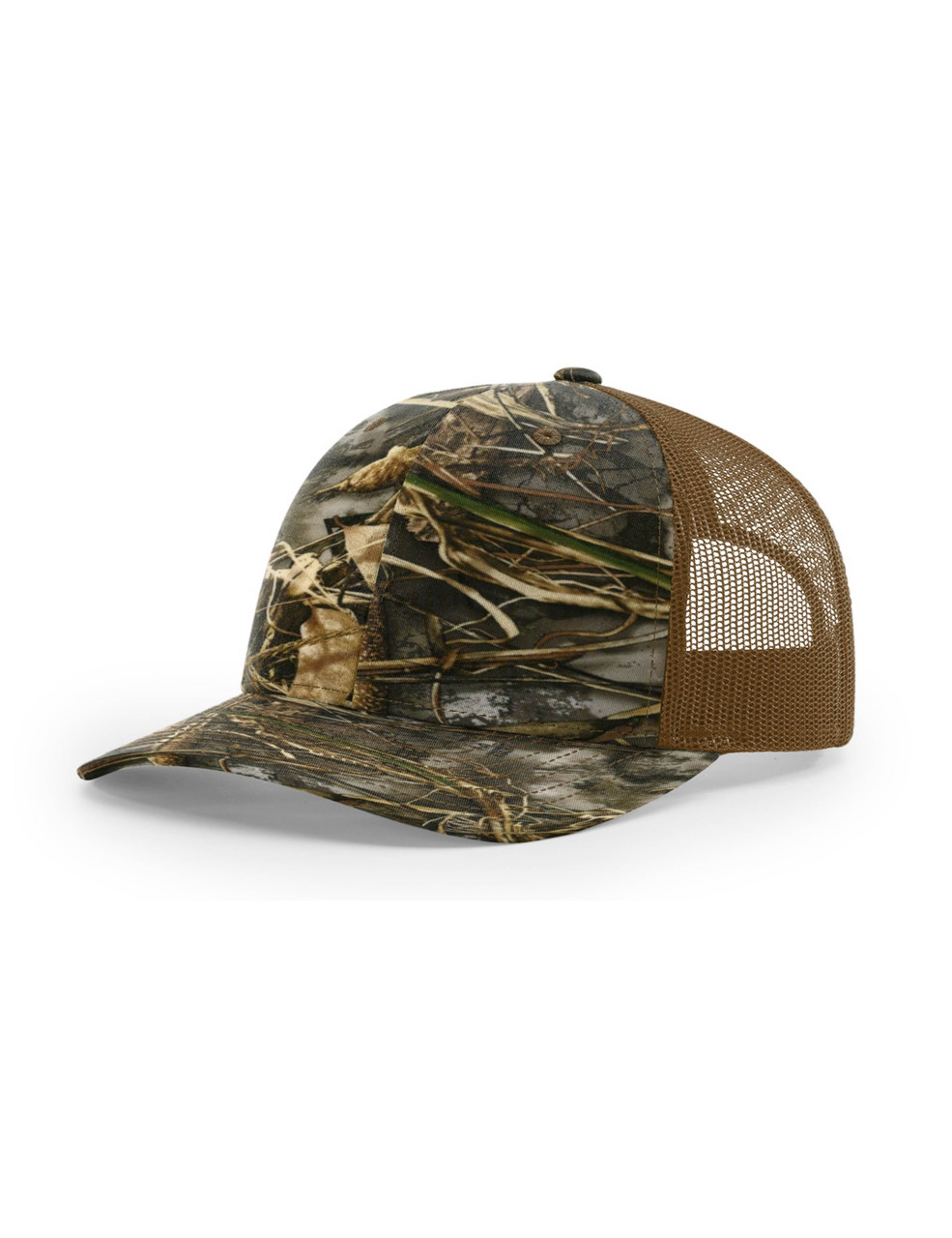 Plain Richardson 112P Printed Trucker Cap (Realtree Max-7/Buck) - B ...