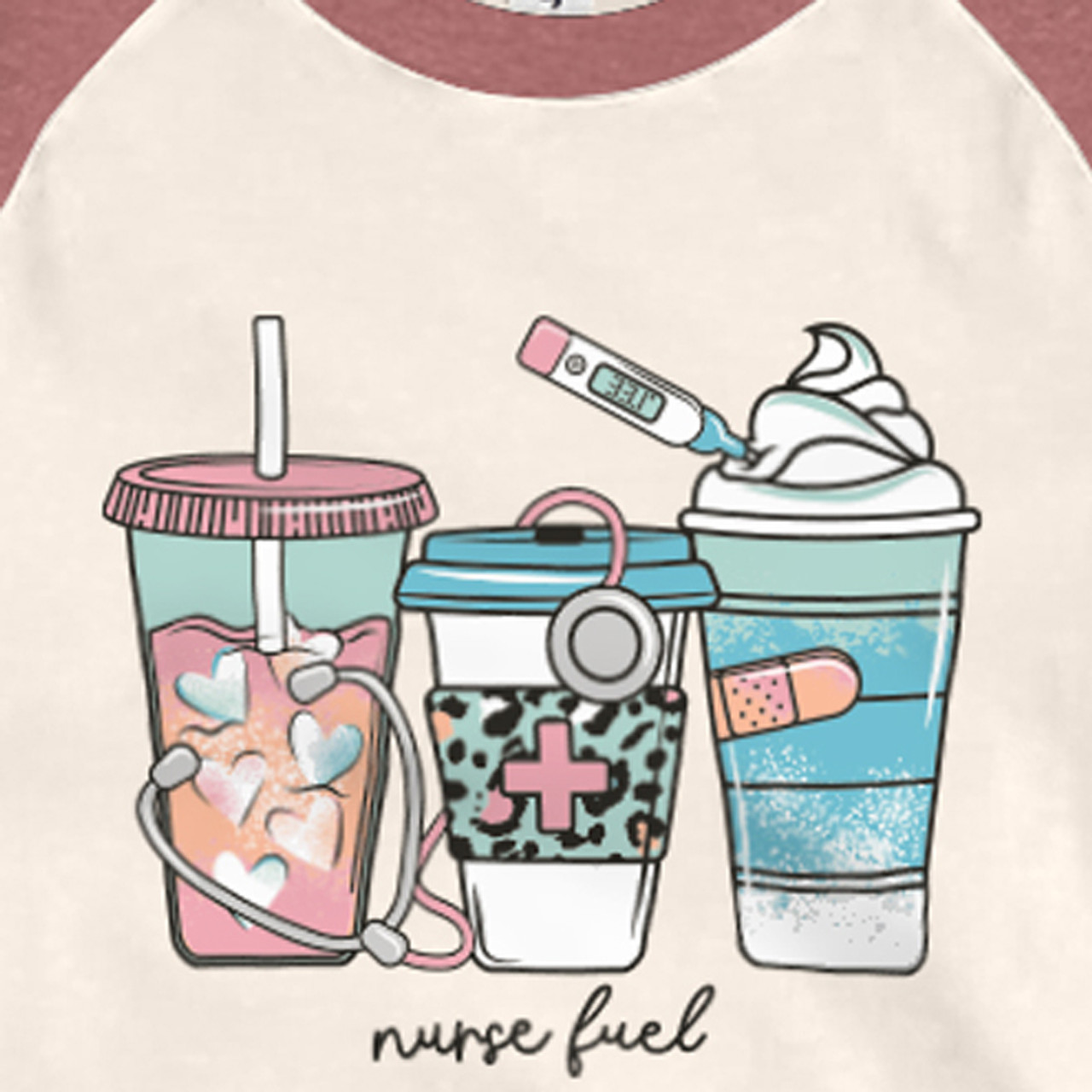 Nurse fuel iced coffee - tshirt