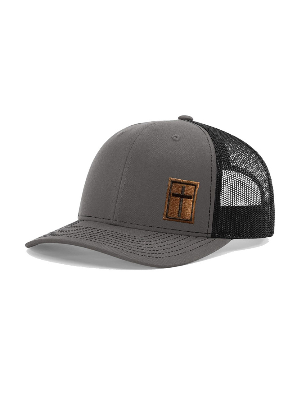 Black and Charcoal Mesh with Wicked North Badge (Richardson 112) Hat