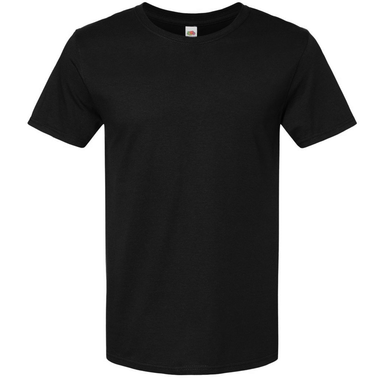 Plain Short Sleeve Ringspun Tee (Black) - B-WEAR SPORTSWEAR