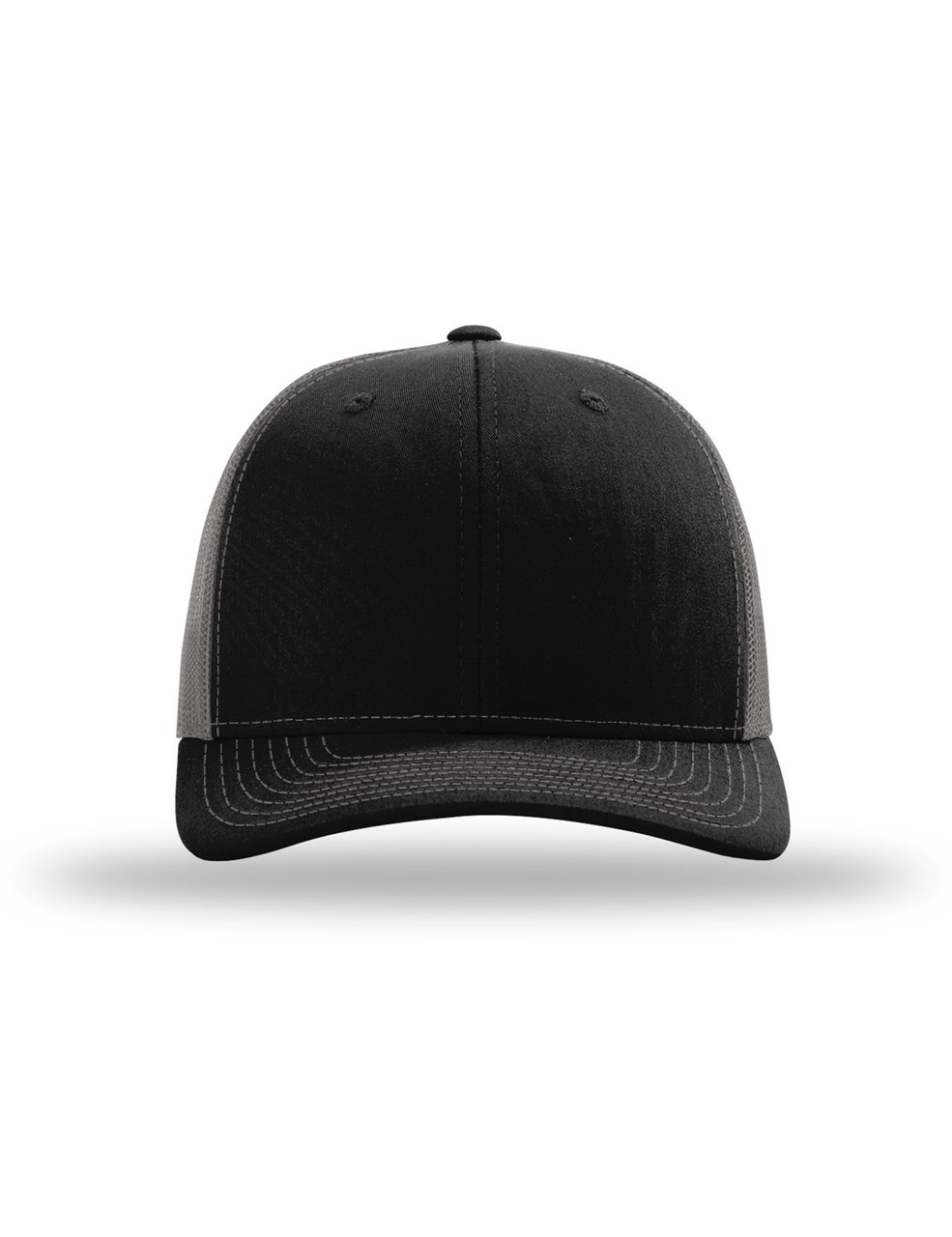 plain black trucker hat