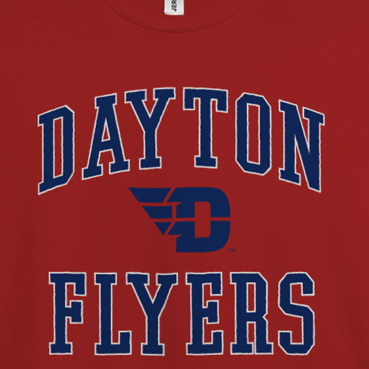 B Wear Sportswear University of Dayton Flyers Classic Arch Short Sleeve Premium Tee (True Red) - True Red - 2x