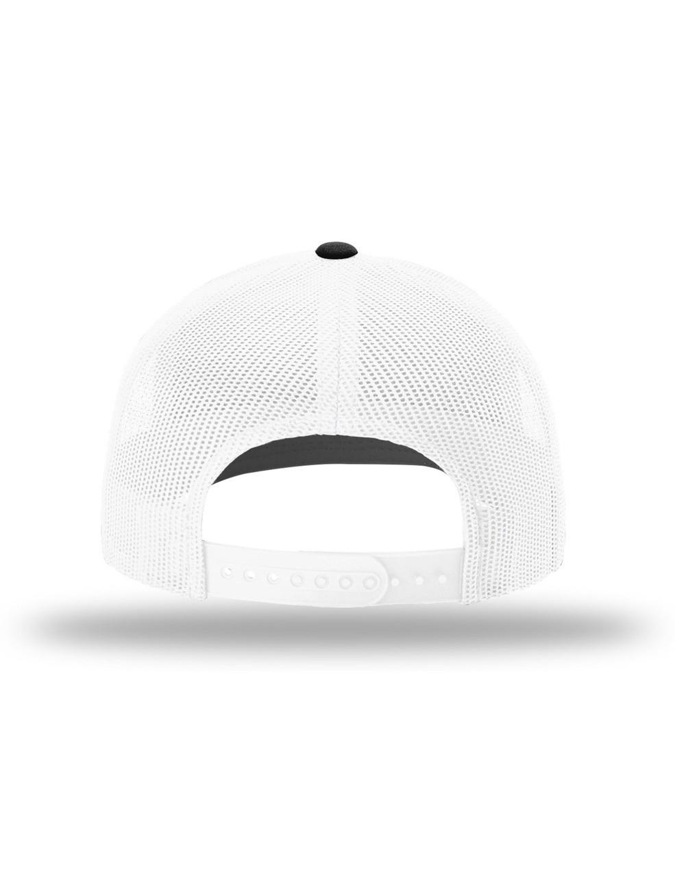 New - Peterbilt Richardson 112 Black/White Trucker Cap Hat