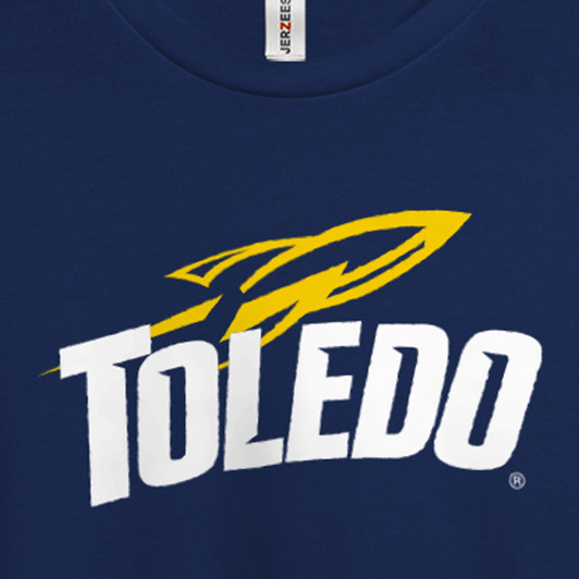 University of Toledo Rockets College Mom Womens T-Shirt White