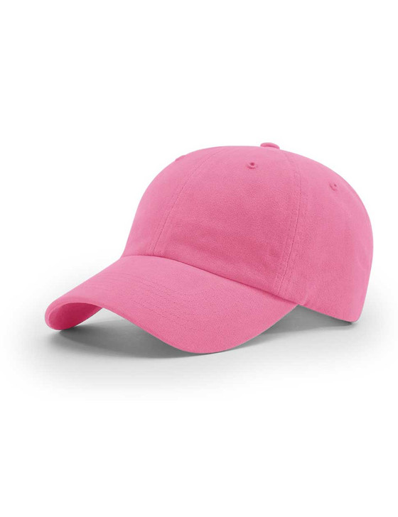 Plain shop pink cap