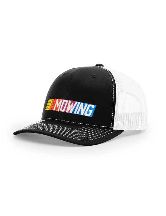 Mowing Richardson 112 Trucker Cap (Black/White) - B-WEAR