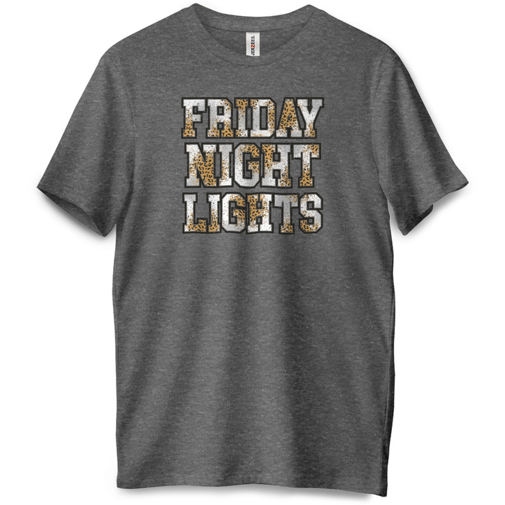 Friday Night Lights Short Sleeve Premium Tee (Charcoal Heather)