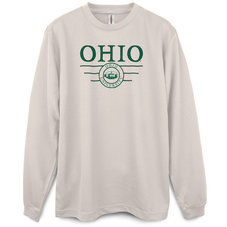 Ohio University Collegiate Long Sleeve Classic Tee (Sandstone)